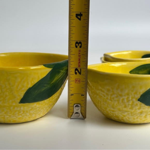 Dash of That Ceramic Lemon Measuring Cups - Picture 8 of 14
